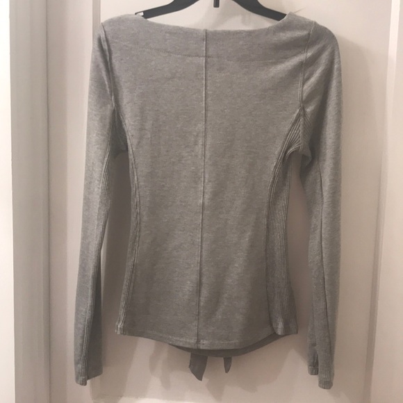 Free People Gray Long Sleeve - Picture 4 of 4